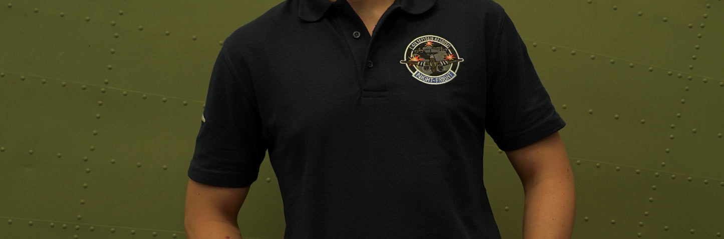 Navy Blue Night Fright Polo Shirt