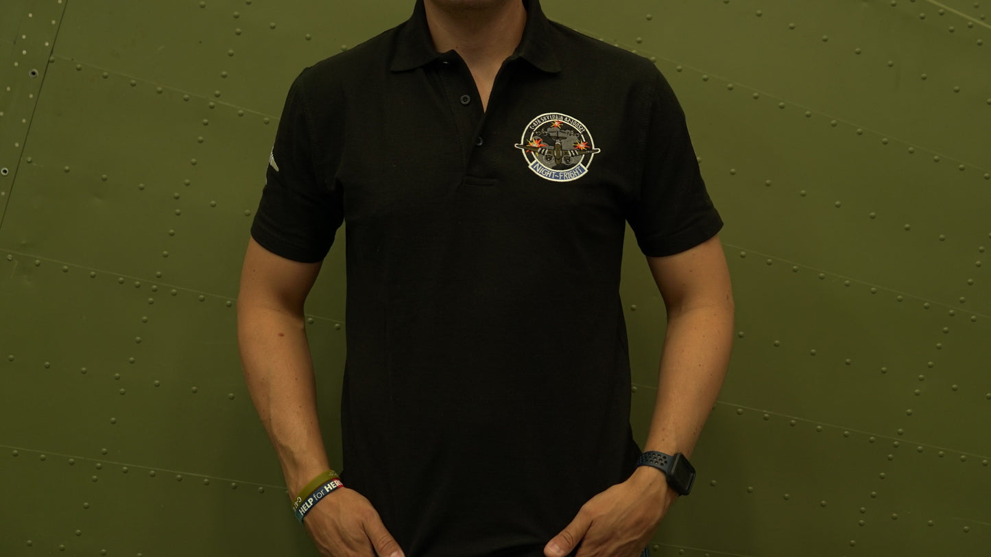 Black Night Fright Polo Shirt